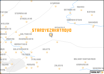 map of Staroye Zakatnovo