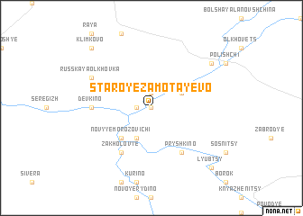 map of Staroye Zamotayevo