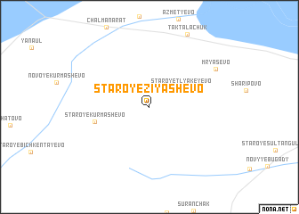 map of Staroye Ziyashevo