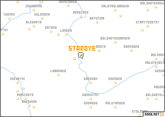 map of Staroye