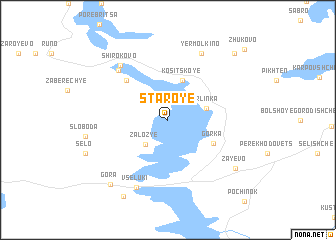 map of Staroye