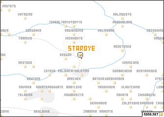 map of Staroye