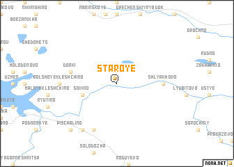 map of Staroye