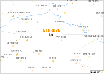 map of Staroye