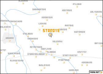 map of Staroye