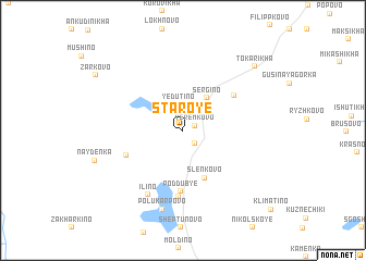 map of Staroye