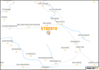 map of Staroye