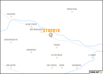 map of Staroye