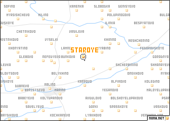 map of Staroye