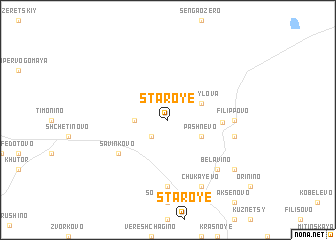 map of Staroye