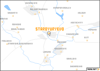 map of Staroyur\