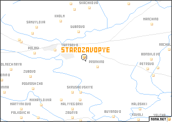 map of Starozavop\