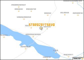 map of Starozaytsevo