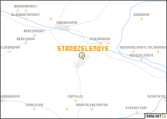 map of Starozelënoye