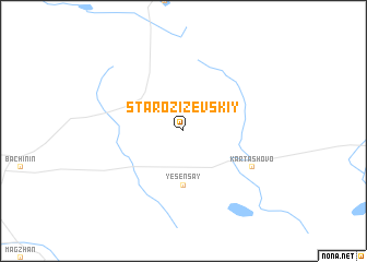 map of Staro-Zizevskiy