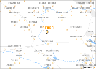 map of Staro