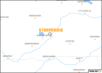 map of Star Prairie