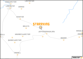 map of Starr King