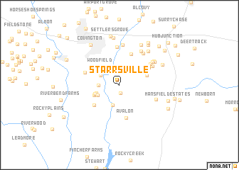 map of Starrsville