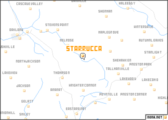 map of Starrucca