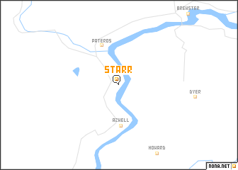 map of Starr