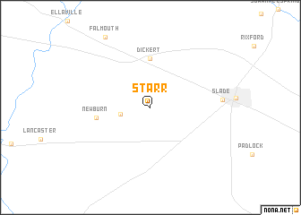 map of Starr