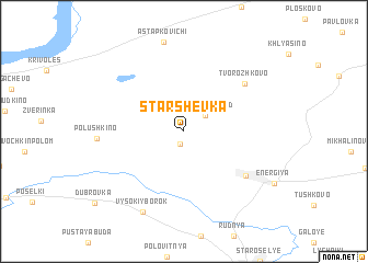 map of Starshëvka