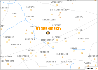 map of Starshinskiy