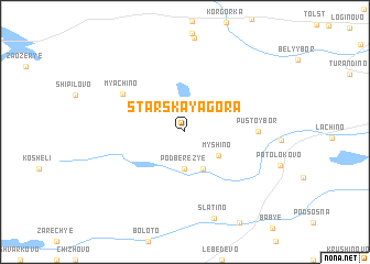 map of Starskaya Gora