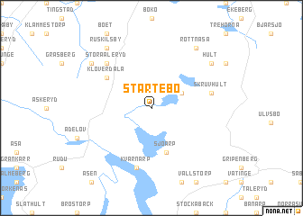 map of Stärtebo