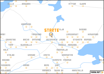 map of Stärte