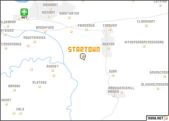 map of Startown