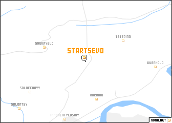 map of Startsevo