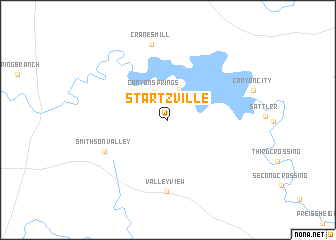 map of Startzville