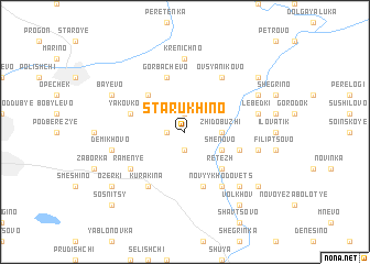 map of Starukhino