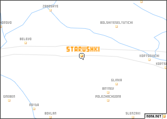 map of Starushki