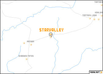 map of Star Valley