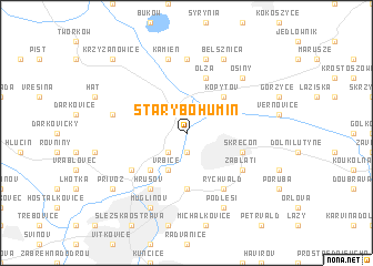 map of Starý Bohumín