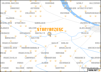 map of Stary Brzesc