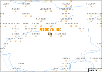 map of Starý Dvor