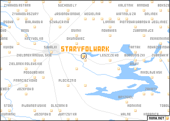 map of Stary Folwark