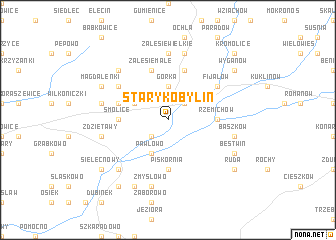 map of Stary Kobylin