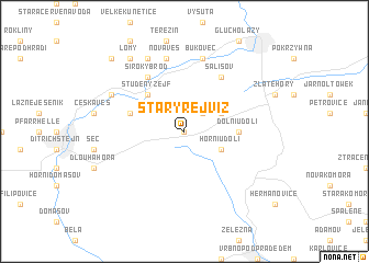 map of Starý Rejvíz