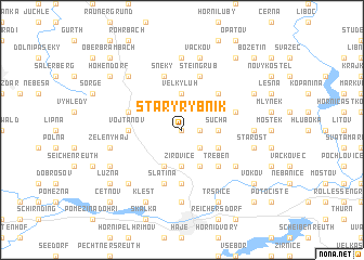 map of Starý Rybník