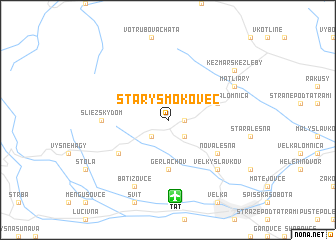 map of Starý Smokovec