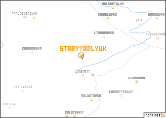 map of Staryy Arlyuk