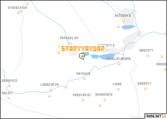 map of Staryy Aydar