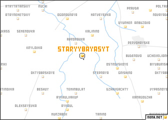 map of Staryy Bayasyt