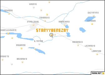 map of Staryy Berezay