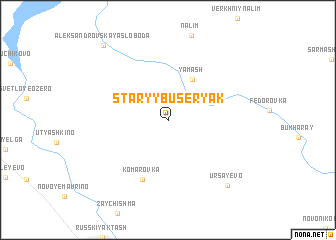 map of Staryy Buseryak